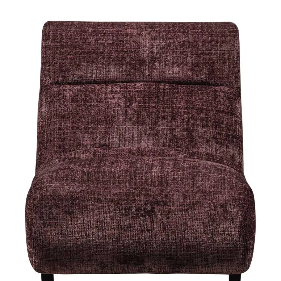 Hot Wohnen Loungesessel in Violett Chenille - Kavos