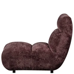 Hot Wohnen Loungesessel in Violett Chenille - Kavos