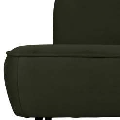 Best Wohnen Loungesofa aus Samt in Dunkelgrün - Arletta