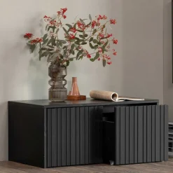 Best Wohnen Lowboard in Schwarz Kiefer - Gelvins