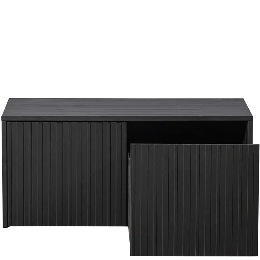 Best Wohnen Lowboard in Schwarz Kiefer - Gelvins