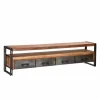 Clearance Wohnen Lowboard Mendoza aus Sheesham Massivholz