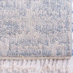 Discount Wohnen Läufer Teppich in drei Größen in Blau und Creme - Addagio
