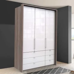 Hot Wohnen 1,5m Schlafzimmerschrank mit sechs Schubladen - Empresian