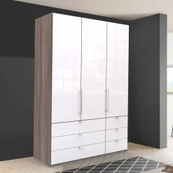 Hot Wohnen 1,5m Schlafzimmerschrank mit sechs Schubladen - Empresian