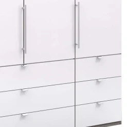 Hot Wohnen 1,5m Schlafzimmerschrank mit sechs Schubladen - Empresian