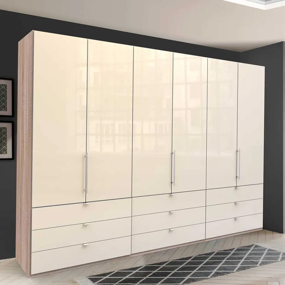 Wohnen 3m Schlafzimmerschrank mit neun Schubladen - Rativian