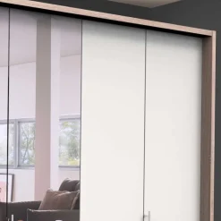 Outlet Wohnen 3m Topp Kleiderschrank 3-türig mit Spiegel - Vaclyn