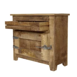 Hot Wohnen Mango Holz Badezimmermöbel im Set - Suennas (vierteilig)