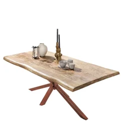 Outlet Wohnen Mangoholz Baumkante-Esstisch modern - Ejola