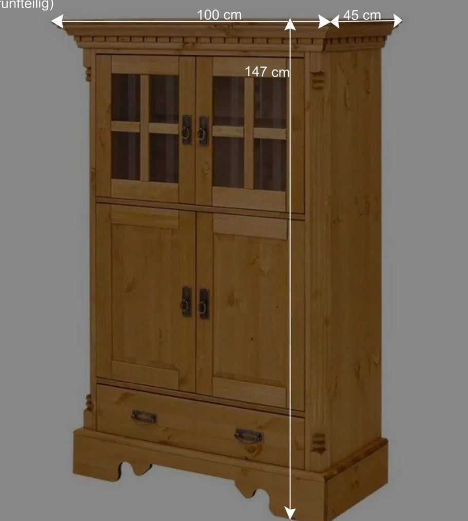 Sale Wohnen Massive Landhaus Schränke als Set - Fausanda (fünfteilig)