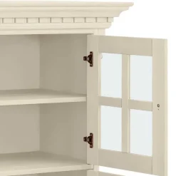 Best Wohnen Massive Schränke & Regale in Creme - Rospus (fünfteilig)
