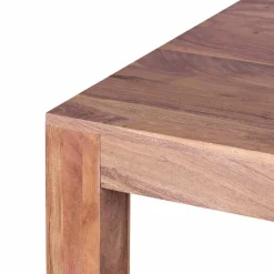 Best Wohnen Massiver Holztisch für Esszimmer & Küche Vislan Akazie naturbelassen