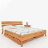 Hot Wohnen Massives Bettkasten Doppelbett in 190cm Länge - Junola