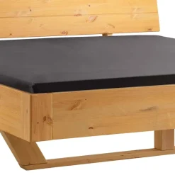 Wohnen Massives Holzbett mit Kufengestell - Vorianca