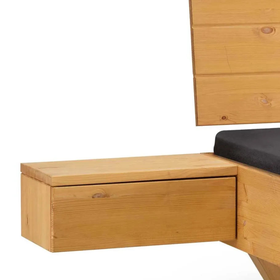 Wohnen Massives Holzbett mit Kufengestell - Vorianca