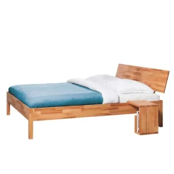 Best Wohnen Massivholz Bett Narkondam aus Kernbuche