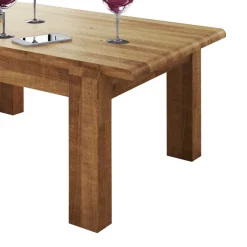 New Wohnen Massivholz Couchtisch Vaskov aus Wildeiche geölt