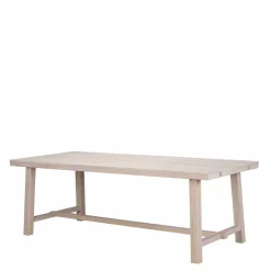 Online Wohnen Massivholz Designer Tisch in White Wash - Dioca