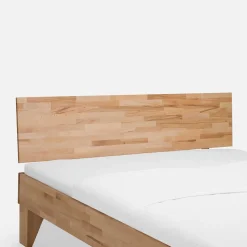 Discount Wohnen Massivholz Doppelbett Acientra aus Kernbuche geölt (dreiteilig)