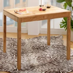 Discount Wohnen Massivholz Küchentisch aus geölter Wildeiche - Funky