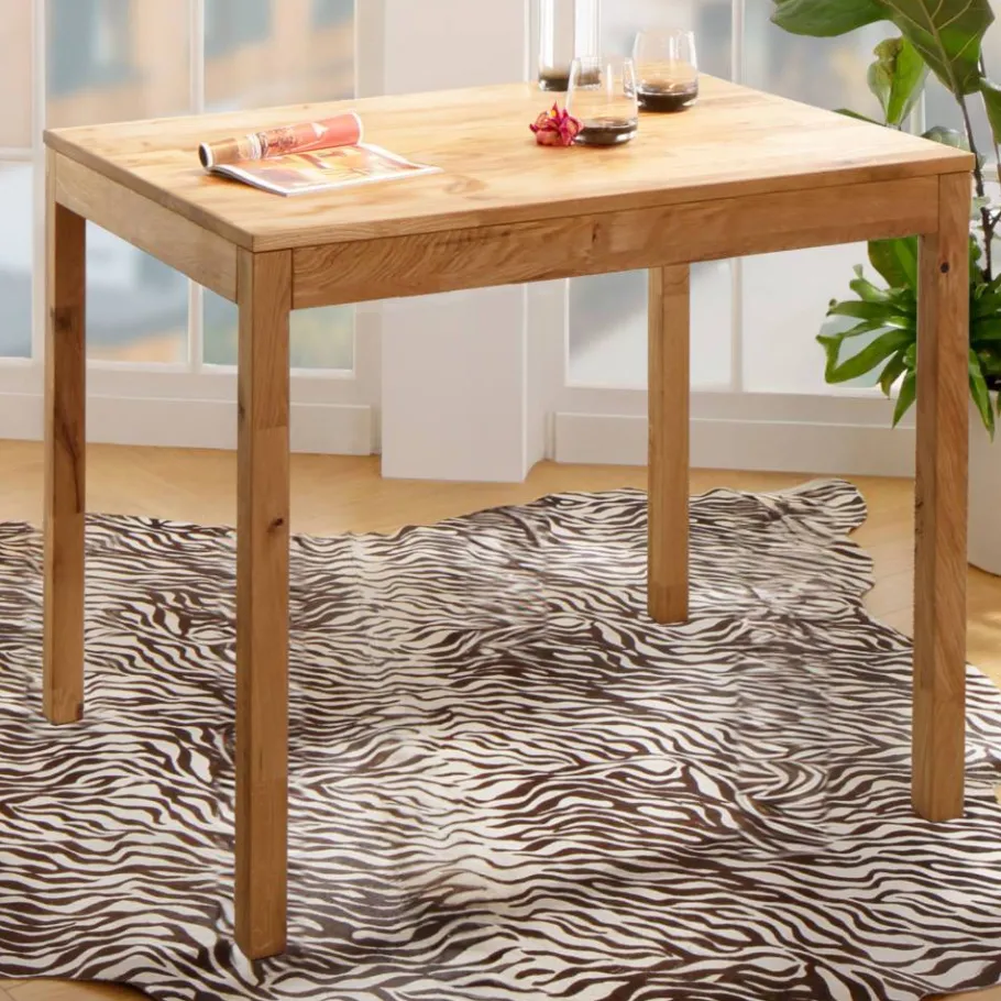 Discount Wohnen Massivholz Küchentisch aus geölter Wildeiche - Funky