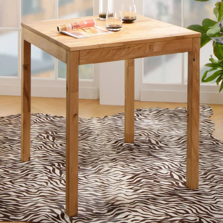 Discount Wohnen Massivholz Küchentisch aus geölter Wildeiche - Funky