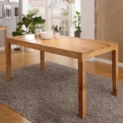 Discount Wohnen Massivholz Küchentisch aus geölter Wildeiche - Funky