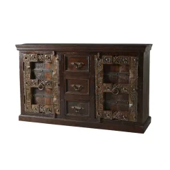 Discount Wohnen Massivholz Sideboard Solapura aus Teak