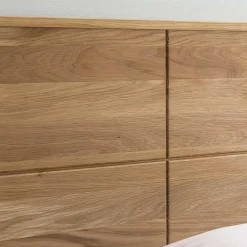 Outlet Wohnen Massivholzbett in Eiche Bianco geölt - Vervesdo