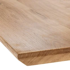 New Wohnen Massivholz-Designtisch aus Wildeiche - Mineva