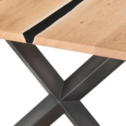 New Wohnen Massivholz-Designtisch aus Wildeiche - Mineva