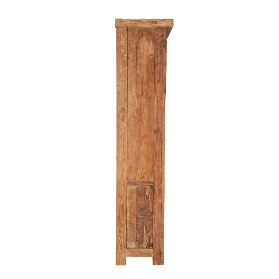 Best Wohnen Massivholzregal Ragista aus Teak Recyclingholz