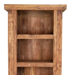 Best Wohnen Massivholzregal Ragista aus Teak Recyclingholz
