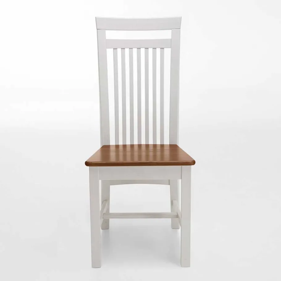 Wohnen Massivholzstuhl Criasso im Landhausstil (2er Set)