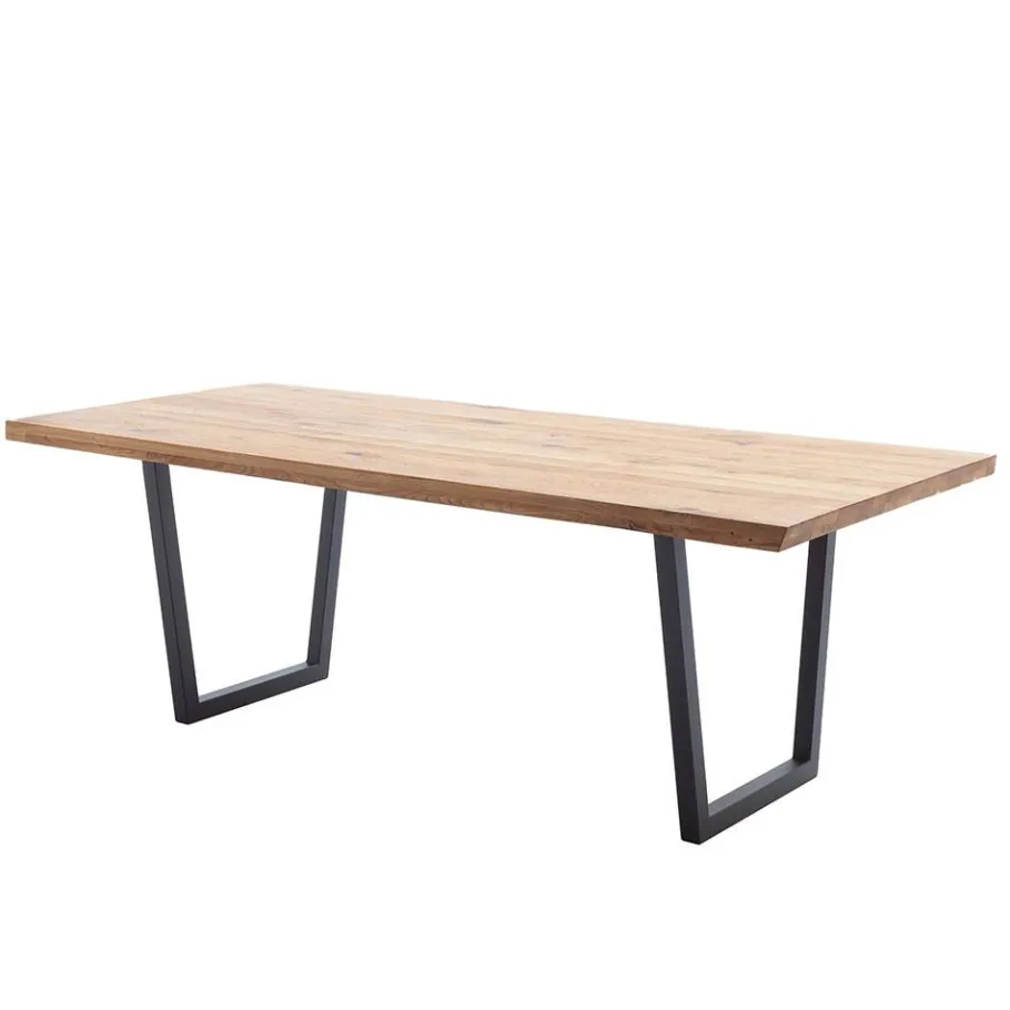 New Wohnen Massivholztisch aus Balkeneiche Massivholz - Shandan