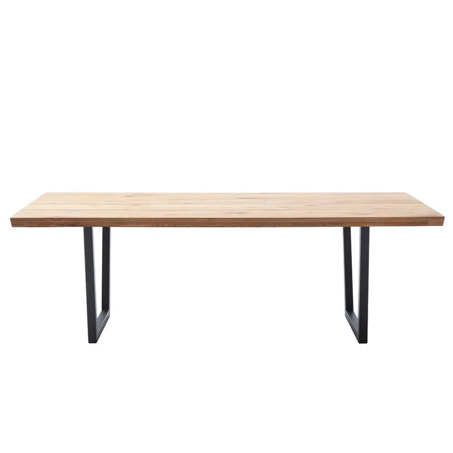 New Wohnen Massivholztisch aus Balkeneiche Massivholz - Shandan