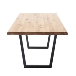 New Wohnen Massivholztisch aus Balkeneiche Massivholz - Shandan