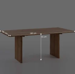 Online Wohnen Massivholztisch Sympatia aus Wildeiche