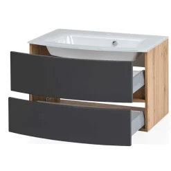 Clearance Wohnen Möbel fürs Badezimmer zweifarbig - Larutta (dreiteilig)