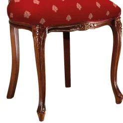 Online Wohnen Medaillonstuhl in Rot mit Ornament-Muster - Lactatas