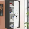 Best Wohnen Medizinschrank mit abschließbarer Glastür - Ulma