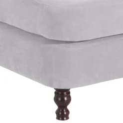Best Wohnen Megasessel in Silbergrau Velours - Bacanova