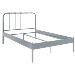 Outlet Wohnen Metall Bett in Grau - Uvienna