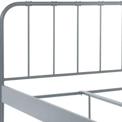 Outlet Wohnen Metall Bett in Grau - Uvienna
