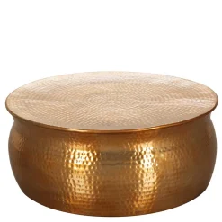 Sale Wohnen Metall Design Sofatisch in Gold - Lucios