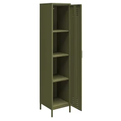 Clearance Wohnen Metall Spind in Oliv Grün - Austral