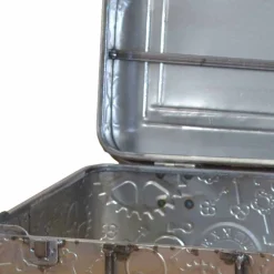 Online Wohnen Metall Truhentisch im Koffer Design mit Print Magic Industry Style