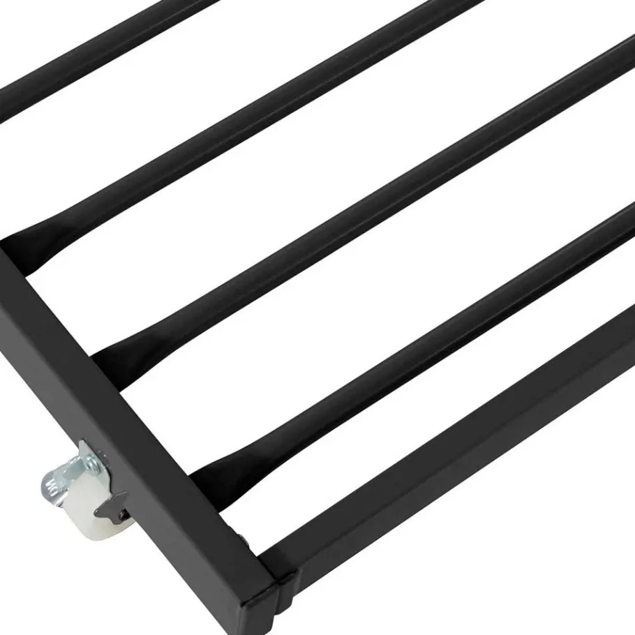 Best Wohnen Metallbett mit Ausziehbett in Schwarz - Pascan