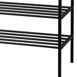 Discount Wohnen Metallregal mit acht Schuhgittern - Top